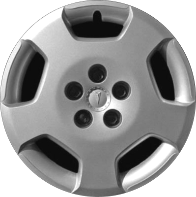 Pontiac G6 2005-2008, Plastic 5 Spoke, Single Hubcap or Wheel Cover For 16 Inch Steel Wheels. Hollander Part Number H5134.